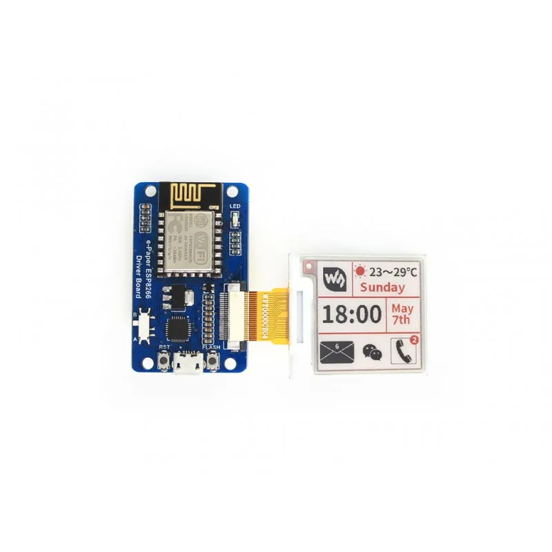 Универсальная плата драйвера электронной бумаги с Wi Fi SoC ESP8266 поддерживает все