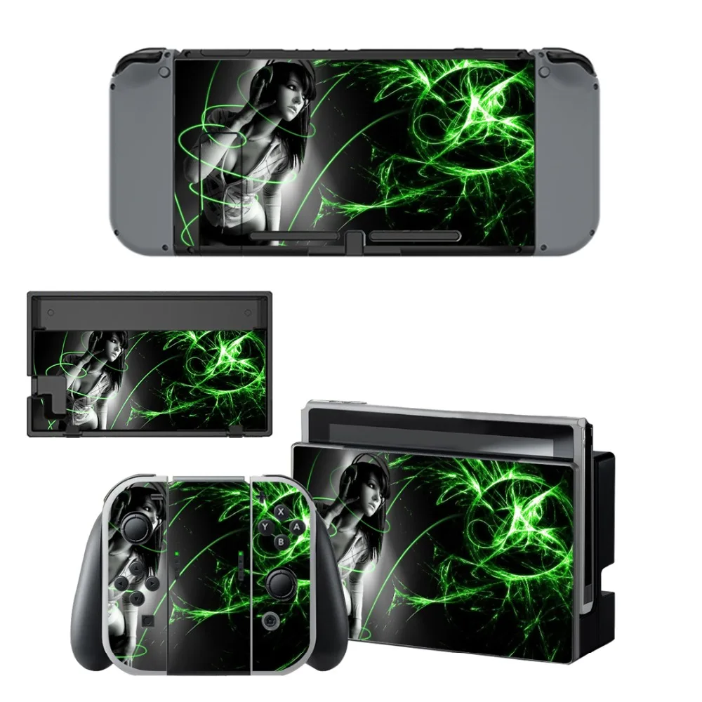 Наклейка Doctor Who Tardis виниловая Защитная для Nintendo Switch консоль NS + контроллер