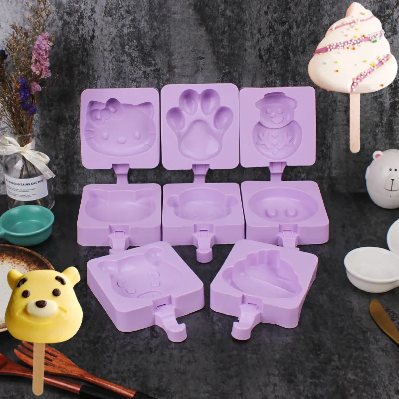 Силиконовая форма для мороженого домашнего с палочками | Дом и сад