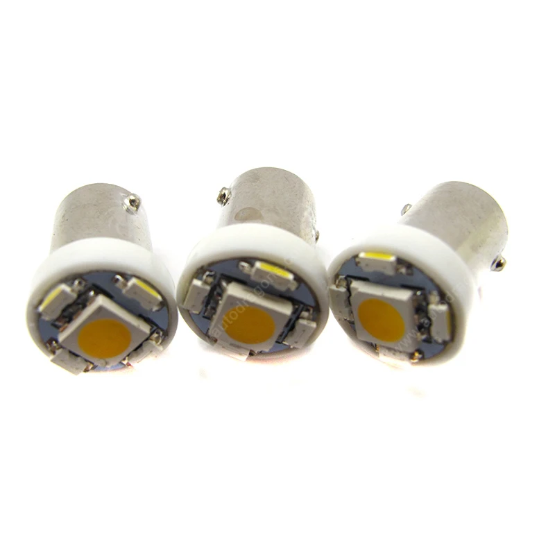 200 шт. небьющаяся светодиодная подсветка Ba9s #44 #47 AC 6 3 В 335SMD + 5050SMD|light for|me lightlight led |