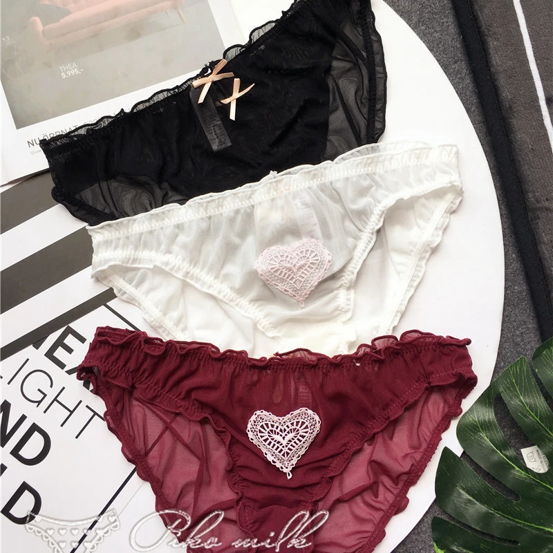 Женское нижнее белье SP & CITY прозрачные бесшовные кружевные трусы с бантом на