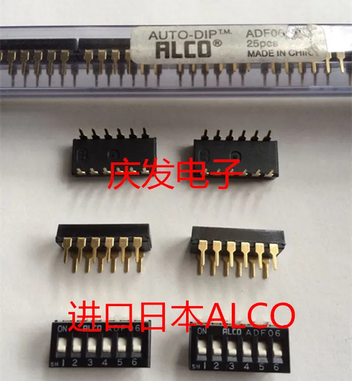 

Original new 100% dial switch ADF06 6bit 6P 2.54MM planar dial