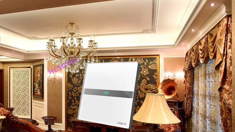 LTECH K1RF one-way touch switch panel/K2RF two-way panelAC200-240V inputcan work with VK remote 4zones wireless | Освещение