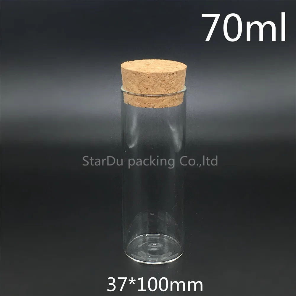 

Wishing Glass Bottle Vials Display Bottles Wholesale Cork Bottle with Cork ,70cc Glass 10pcs/lot 37*100mm 70ml 60ml Clear bottle
