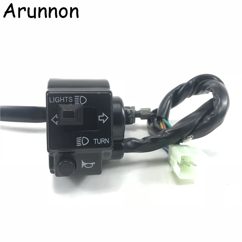 Left switch Arunnon мотоциклетный переключатель для Suzuki GS125 GN125 переключатели универсальные аксессуары контроллер Руля Мотоцикла - Цвет: Left switch