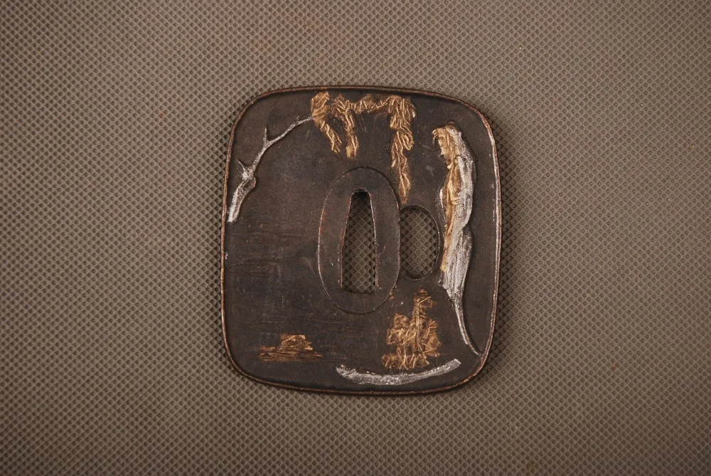 Специальный Сплав Tsuba защитный фитинг для японского самурайского меча катаны или