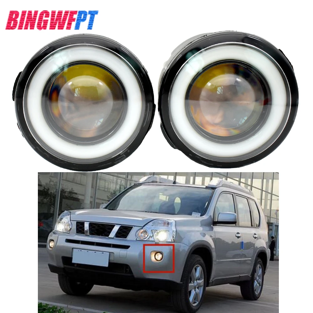 2 шт. супер ярсветодиодный ные противотуманные светильник ры + ангельский глаз