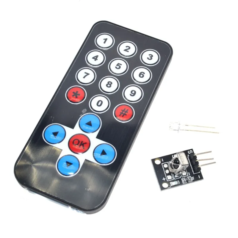 1LOT Infrared IR Wireless Remote Control Module Kits DIY Kit HX1838 For Arduino Raspberry Pi | Электронные компоненты и