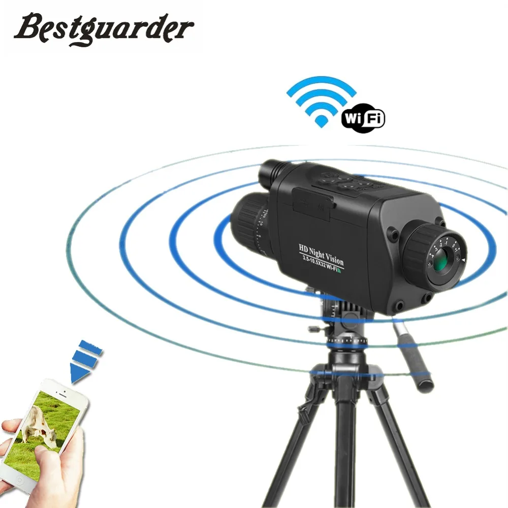Bestguarder 720 HD ночное видение с функцией Wifi Профессиональный охотничий инфракрасный