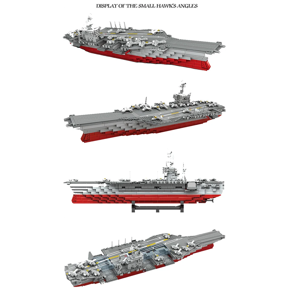 Фото USS Kitty Hawk CV-63 строительные блоки игрушка военные авианосцы дети Educatioanal модель USS Kitty Hawk CV-63 строительные блоки игрушка военные авианосцы дети Educatioanal модель