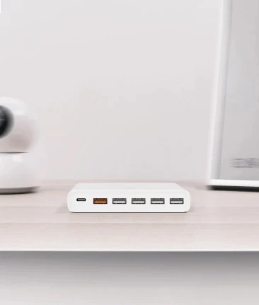 Оригинальный Xiaomi 6 Порты и разъёмы 60 Вт USB Зарядное устройство с C Мощность
