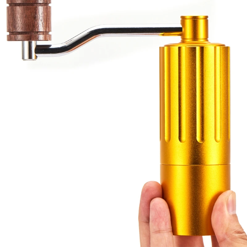 Мини ручная кофемолка из нержавеющей стали регулируемая кофейная мельница с