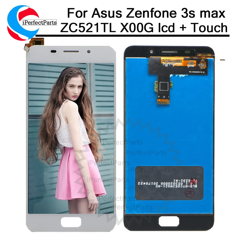 Для Asus zenfone 3s max ZC521TL X00GD ЖК-дисплей сенсорный экран дигитайзер стекло в сборе для