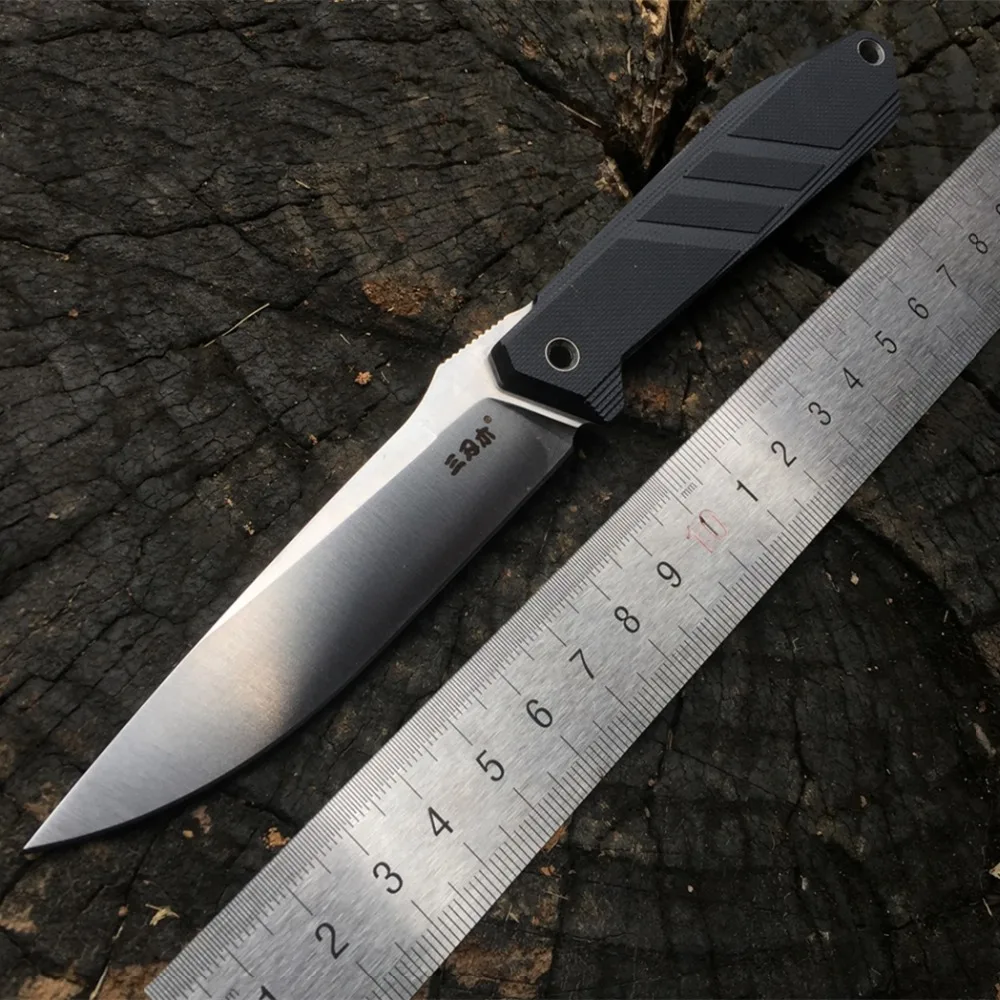 Sanrenmu S758 нож с фиксированным лезвием с оболочкой 8Cr13MoV лезвие G10 Ручка edc Открытый Отдых Охота выживания тактический рыболовный инструмент