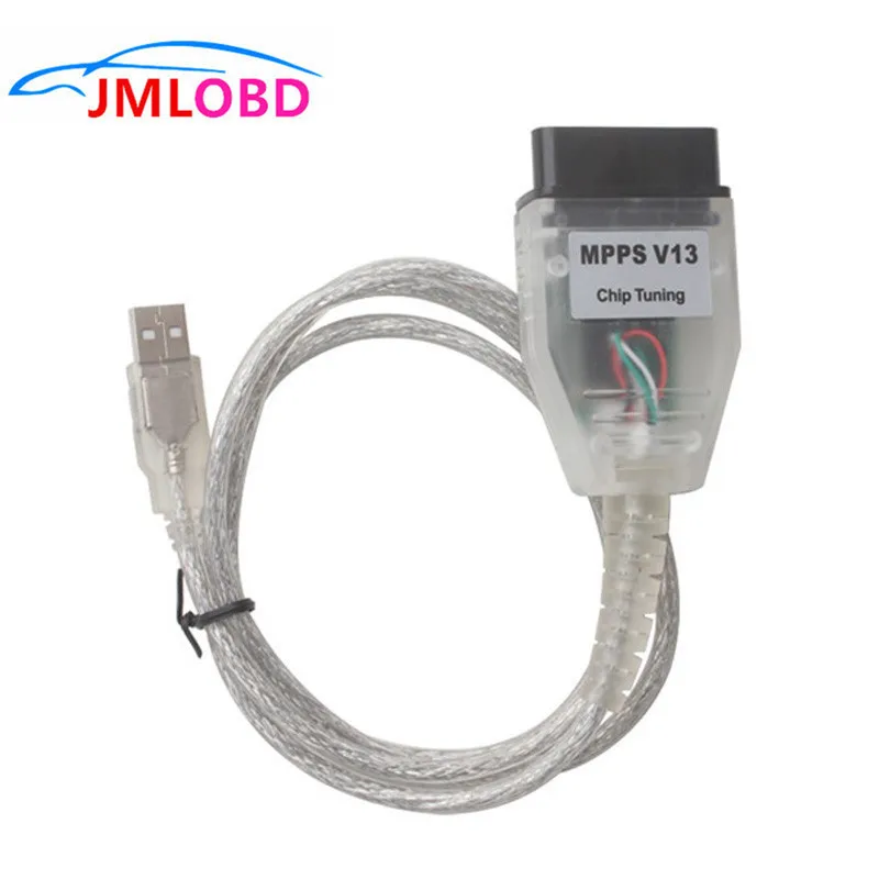 ECU Программатор SMPS MPPS V13.02 V13 K CAN Flasher чип тюнинг Remap OBD2 Диагностический кабель с