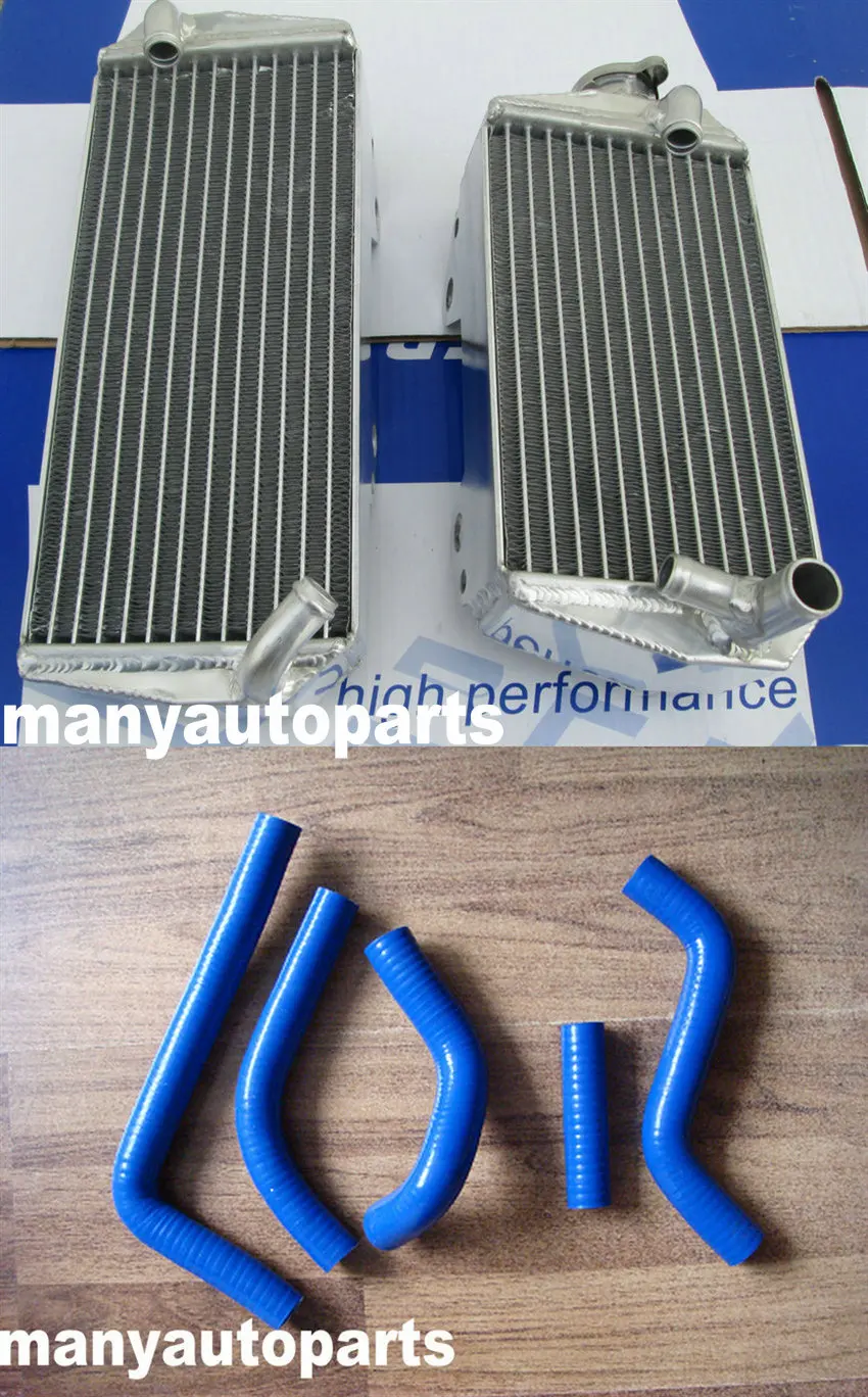 GPI алюминиевый радиатор с синим шлангом для SUZUKI RMZ450 RMZ 450 08 2014 2015 09 2010 2011 2012| |