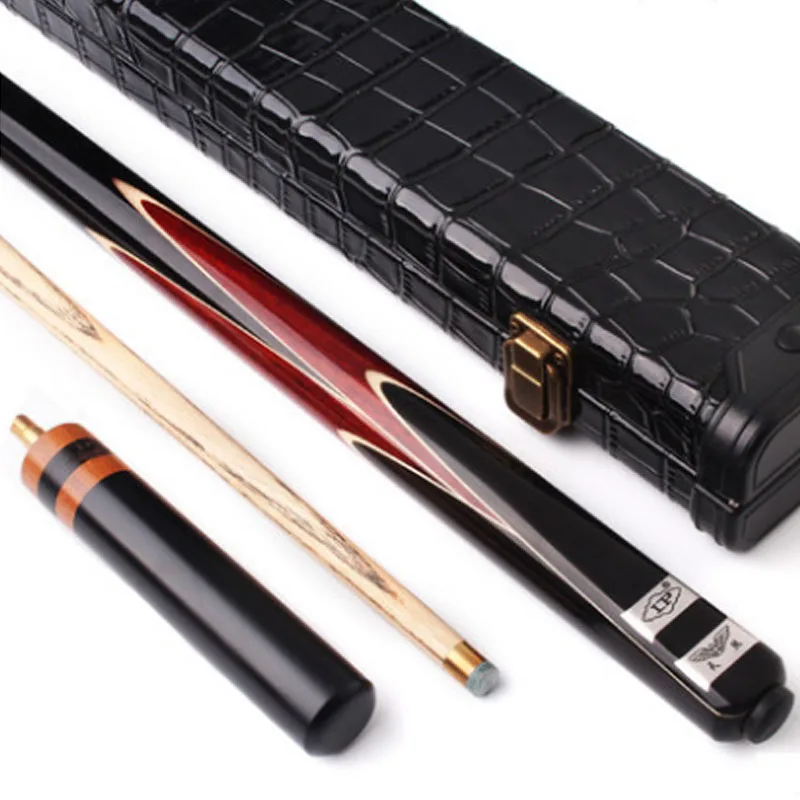 Новое поступление LP Tiansha 3/4 Снукер cue Stick набор 9,8 мм наконечник с чехол для кия набор Китай - Цвет: B Hand Case C