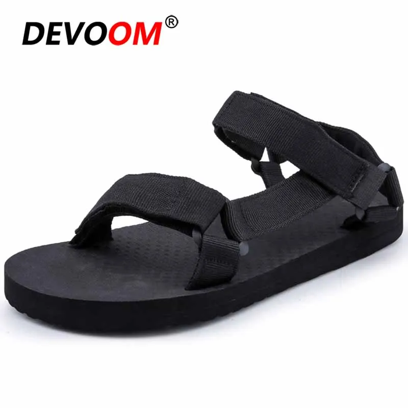 Новая модная кожаная обувь Chanclas Hombre, мужские сандалии, сандалии Heren Deri, мужская обувь, летние мужские уличные сандалии, тапочки, 38-46 - Цвет: Черный