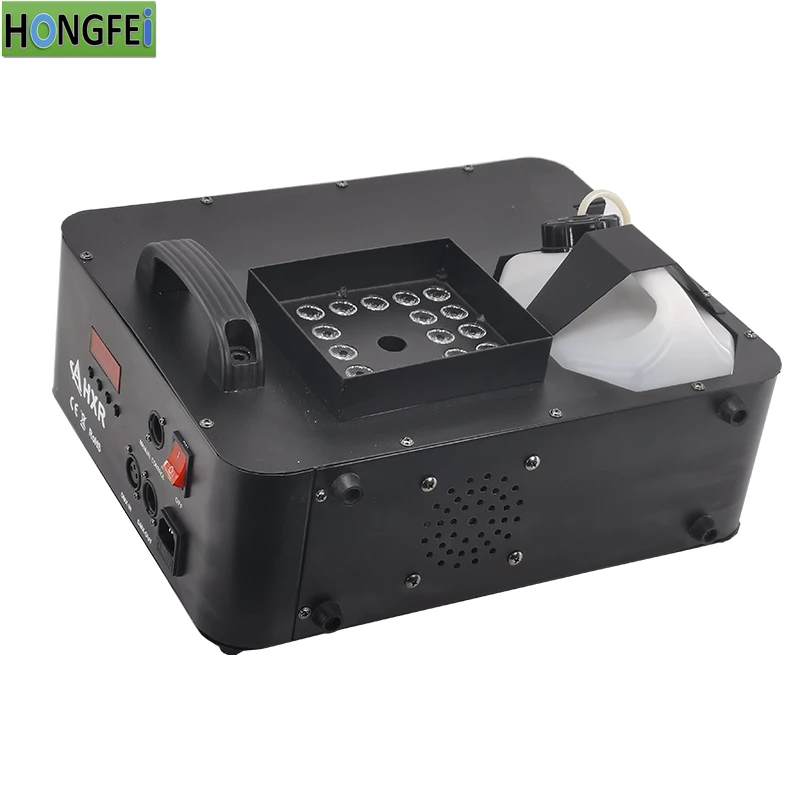 Светодиодная дымовая машина 1500 Вт 24x3 rgb 3 в 1 удаленный dmx512 дым с постоянной