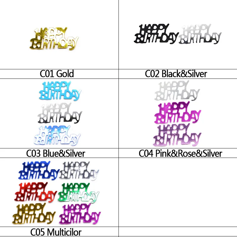 15 г/пакет акриловые украшения для стола с днем рождения детского душа торты