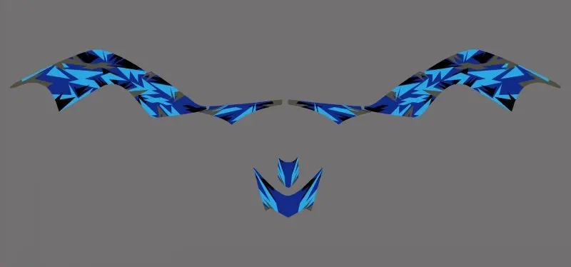 0327 новые стильные наклейки для команды графические наборы Yamaha RAPTOR 700 ATV 2006 2007 2008 2009