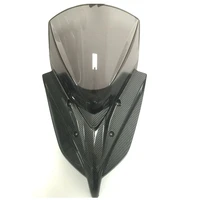 modified motorcycle nmax155 light cure windscreen windshield wind screen deflector with horns angle panel for nmax 2016 2019