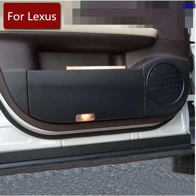 Защитная Противоударная панель Carbin fiber для салона двери Lexus NX200 NX300 RX200T RX450T 4
