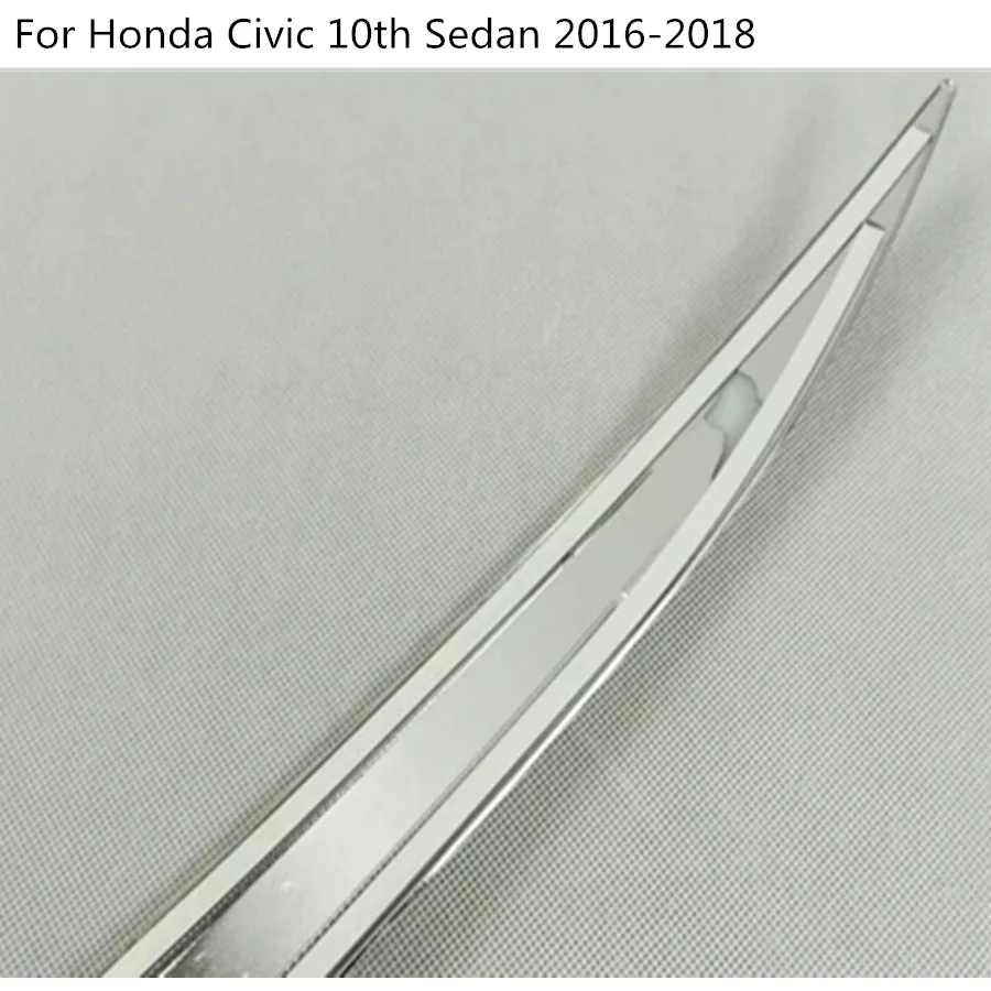 Car Styling Cover ABS Chrome Lamp Front Head Fog Light Trim Frame Stick 2pcs For Honda Civic 10th Sedan 2016 2017 2018 2019 | Автомобили и