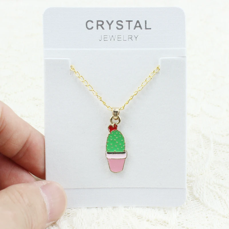 Богемные ювелирные изделия простые натуральные растения в горшке кактус