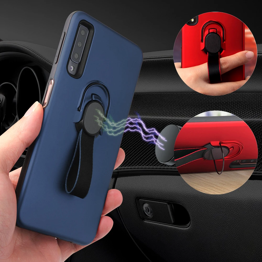 For Huawei Mate 20 Pro Case Magnetic Ring Cover 10 P10 P20 Lite on Honor 7A 7C Coque Holder Stand |