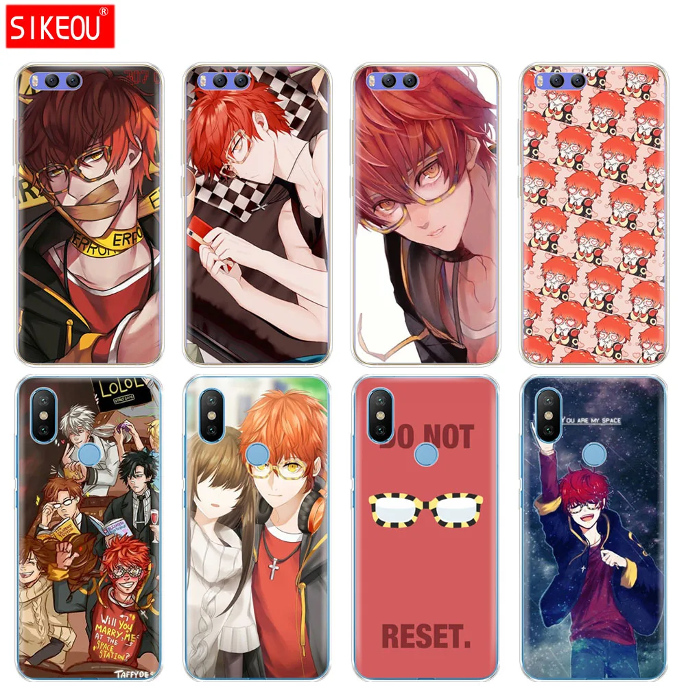 Силиконовый чехол SIKEOU 707 Mystic Messenger для Xiaomi Mi A1 A2 5 5S 5X 6 Mi5 MI6 NOTE 3 MAX Mix 2 2S | Мобильные