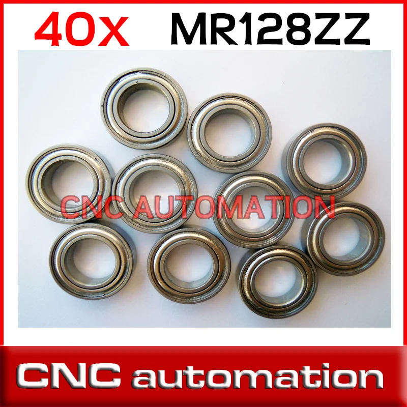 40 шт. Миниатюрные шарикоподшипники MR128 MR128Z MR128ZZ радиальный вал 8X12X3 5 мм|shaft bearing|shaft