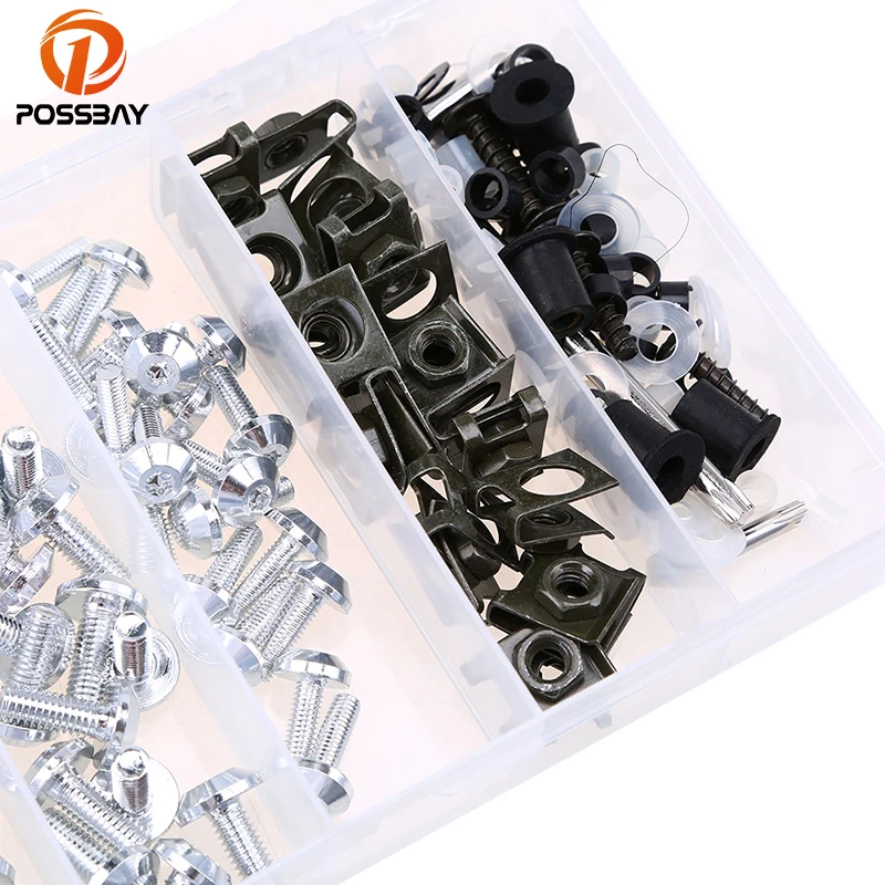 Запасные части для мотоцикла POSSBAY болтовые гайки с пластиковой коробкой