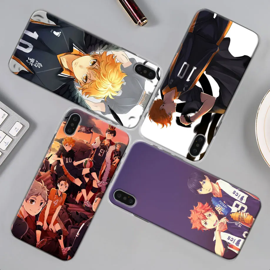 Аниме Haikyuu чехол для телефона для Apple iPhone X XR 7 8 Plus 6 6s Plus XS MAX 11 Pro Max SE чехол для телефона Coque