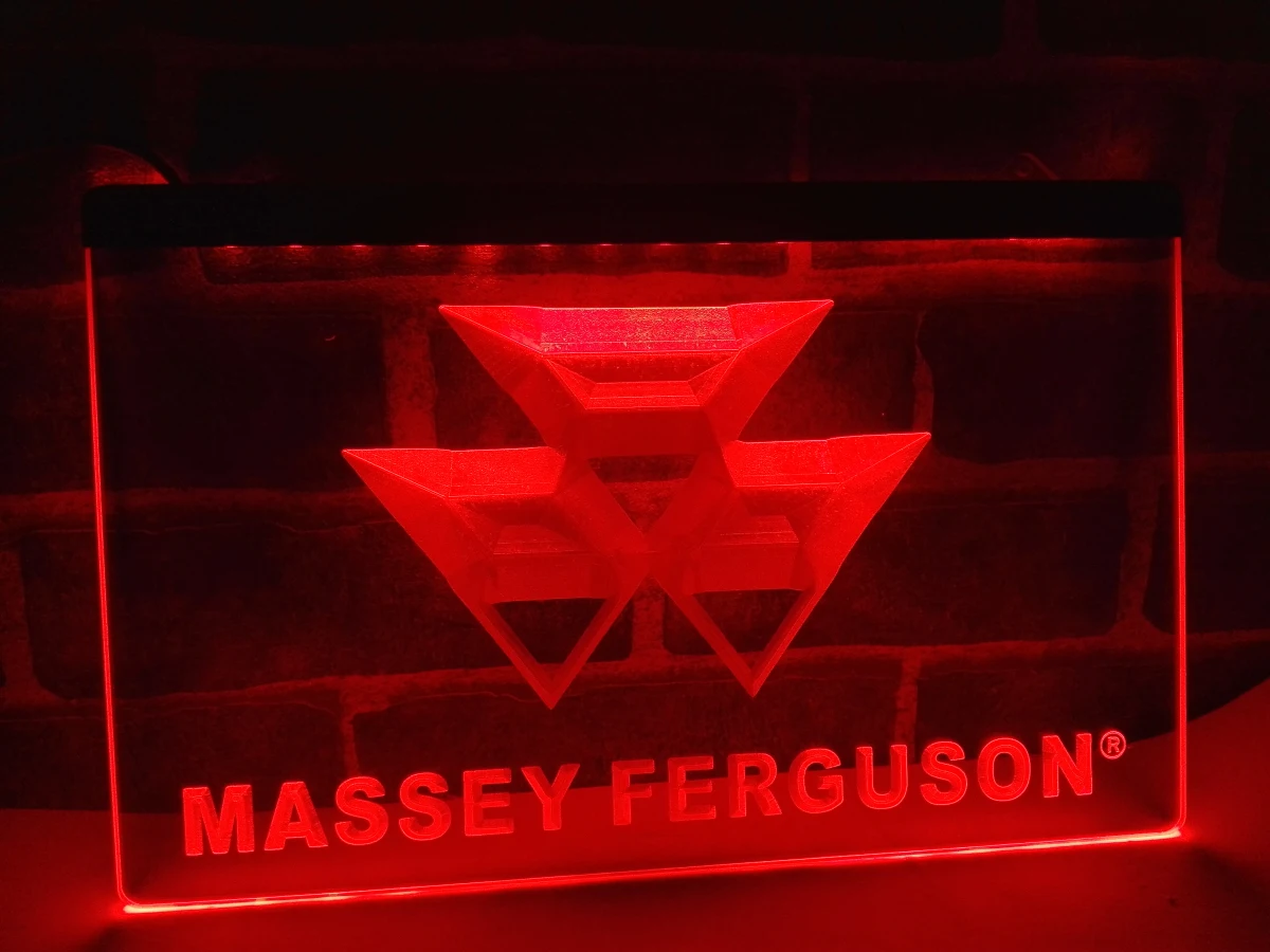 LG187 трактора messy Ferguson (светодиодный неоновый светильник знак для домашнего