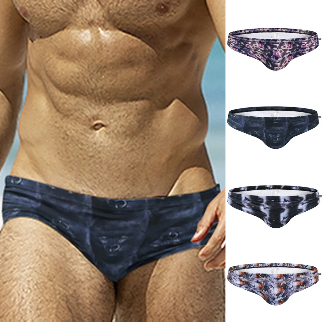 Fashion Men Breathable Trunks Pants Beach Print Running Swimming Underwear Board Shorts Mens Surf Short | Мужская одежда