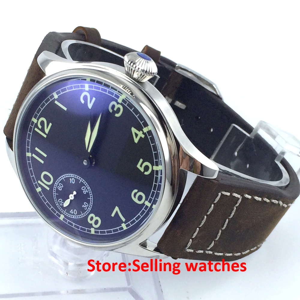 Мужские часы parnis 44 мм 3600 unitas 6497 с ручной обмоткой|watch men|watch men watchwatch watch |
