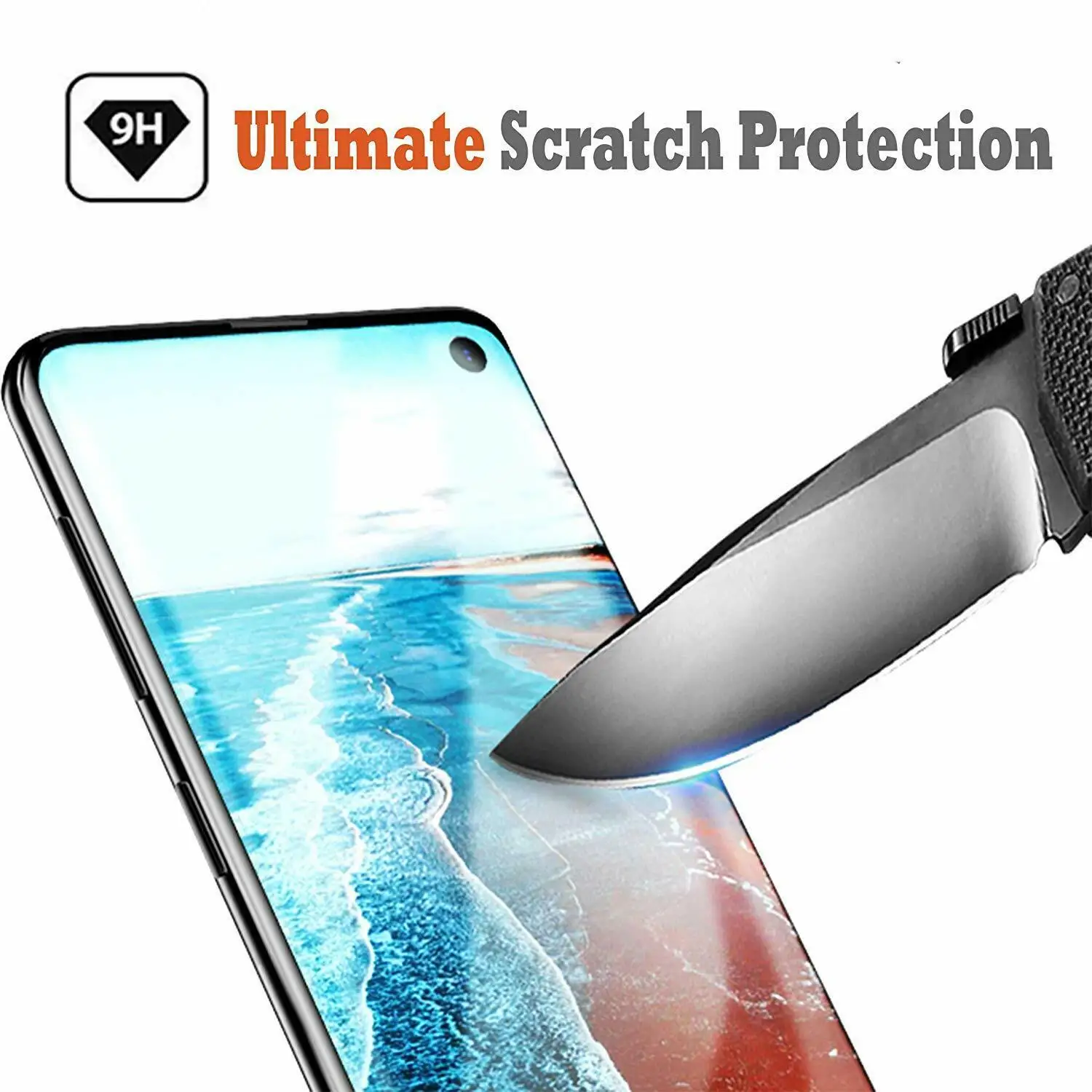 Чехол из закаленного стекла для Samsung Galaxy S8 S9 Plus 9H прочная 5D изогнутая Защита