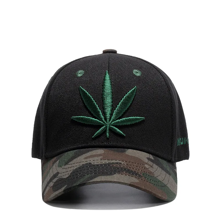 Бейсболка с вышивкой листьев бейсболка s для мужчин Gorras Hombre Militares армейская