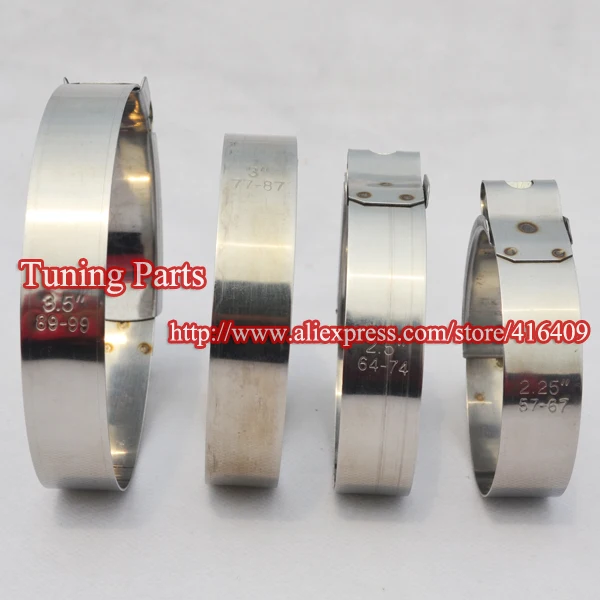 

T Bolt 3.5inch (89-99) Stainless Steel Silicone Hose Clamp Pipe/Tube Clamp Pipe