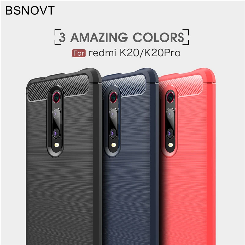 BSNOVT Redmi K20 чехол Pro противоударный силиконовый матовый бампер для Xiaomi K20/K20 Funda |