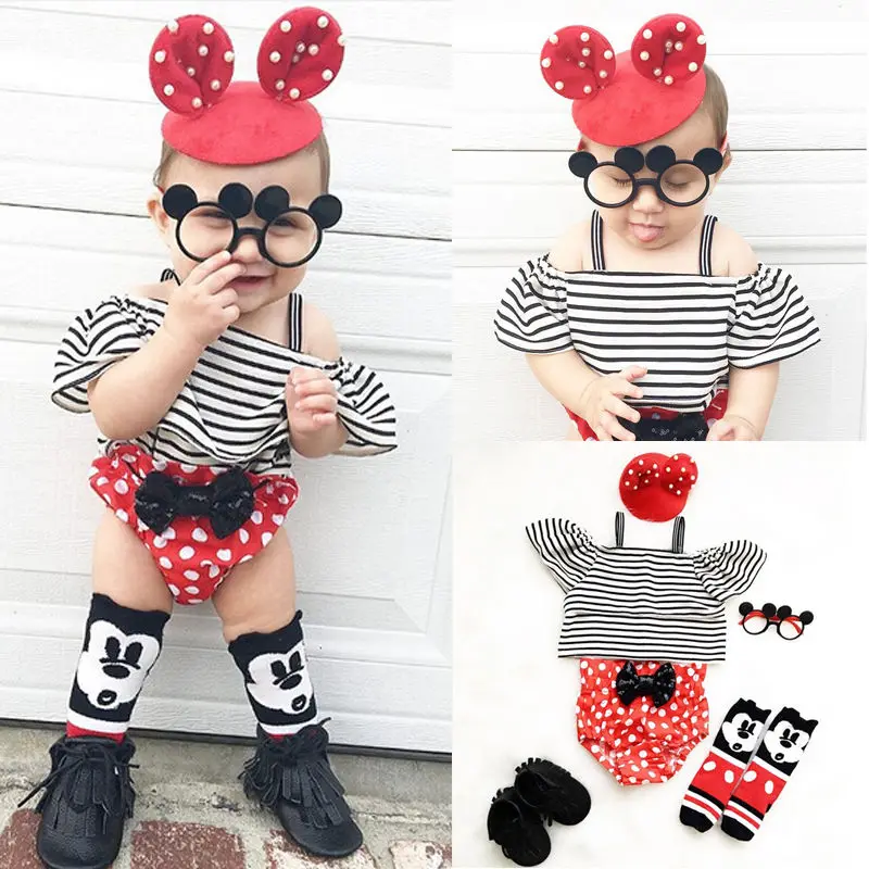 Коллекция 2017 года летняя одежда для новорожденных девочек топы футболка + штаны в