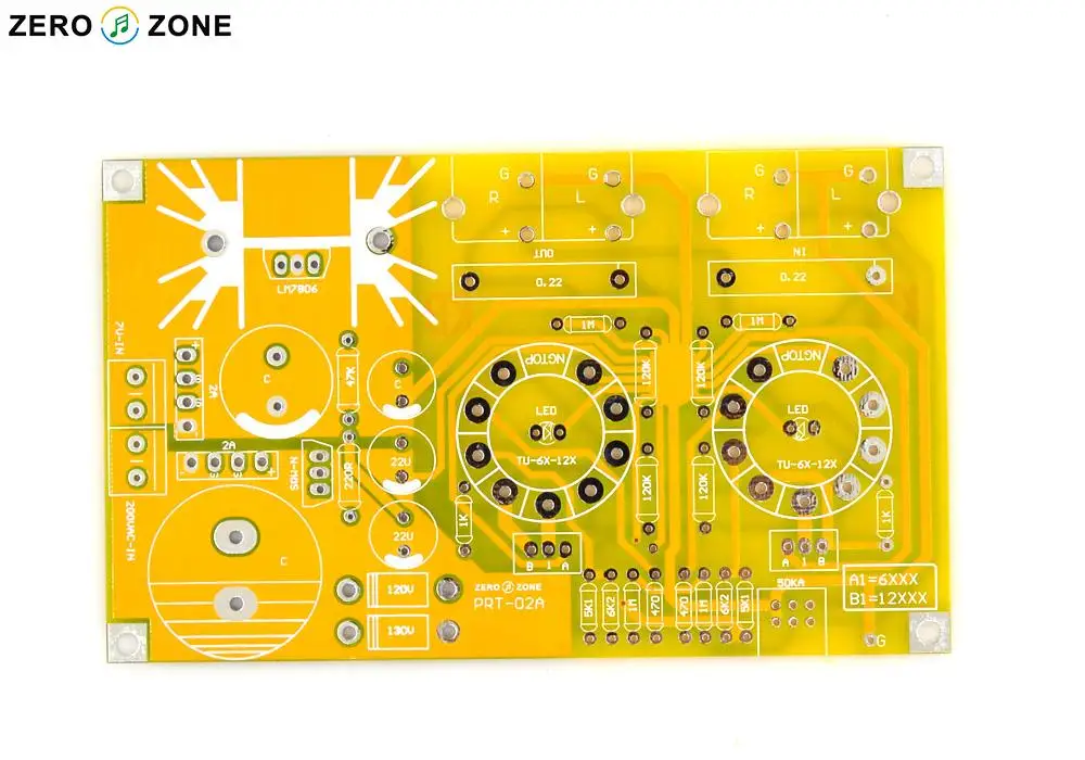 GZLOZONE PRT 02A трубный Предварительный усилитель PCB|tube preamplifier|preamplifier tubetube pcb |