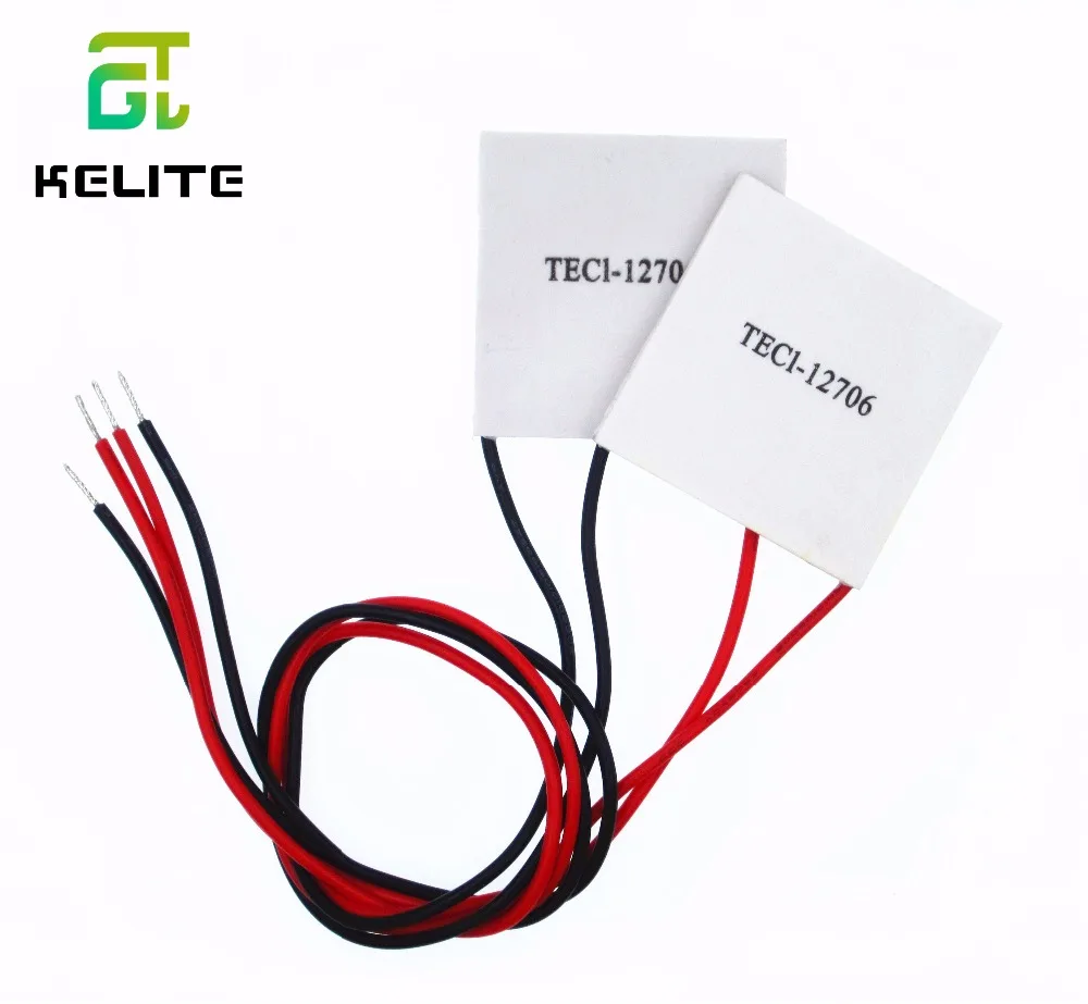

TEC1-12706 Thermoelectric Cooler Peltier TEC1-12703 TEC1-12704 12705 12708 12709 TEC1-12710 40*40MM 12V Peltier Elemente Module