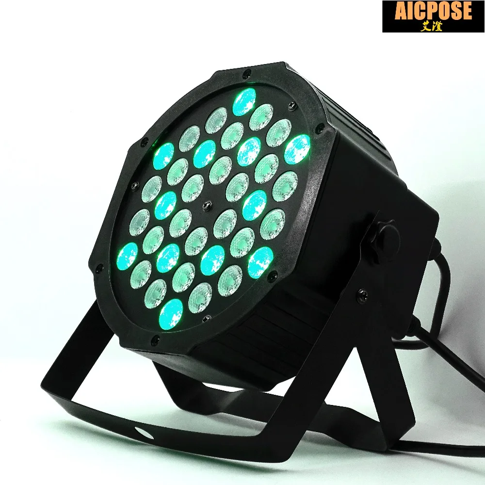 6 шт./лот Светодиодный светильник Par 36x3 Вт 36 RGB Светильник с 3/6 каналами DMX512 Master Slave