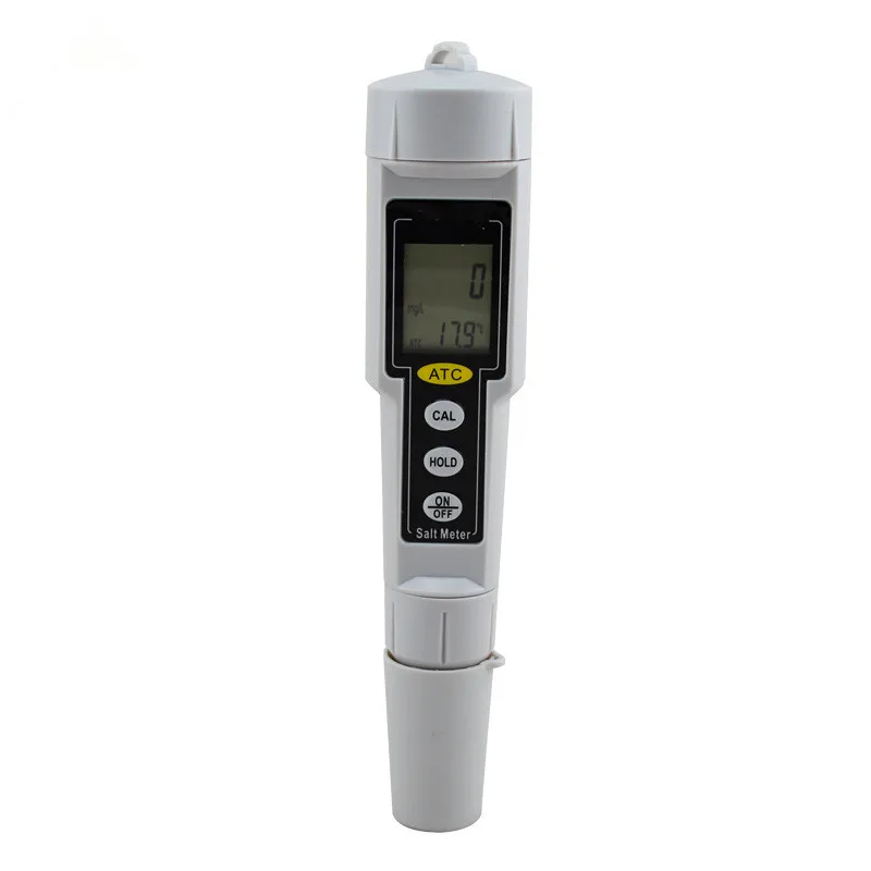 New High Accuracy Pen Type Digital Salt Meter CT-3081 Range 0-9999 mg/L Waterproof Salinity Water Quality Salt Value Meter