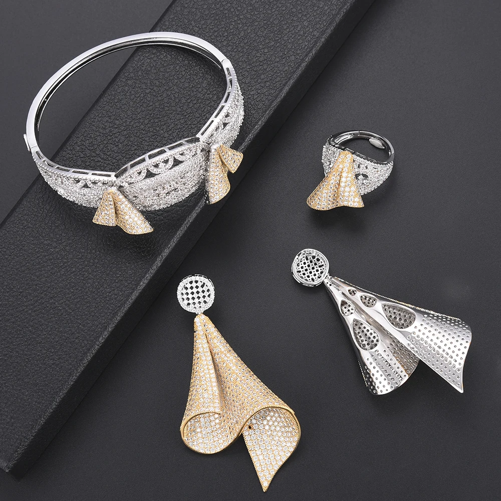 Роскошные индийские свадебные ювелирные наборы из Кубического циркония Дубай