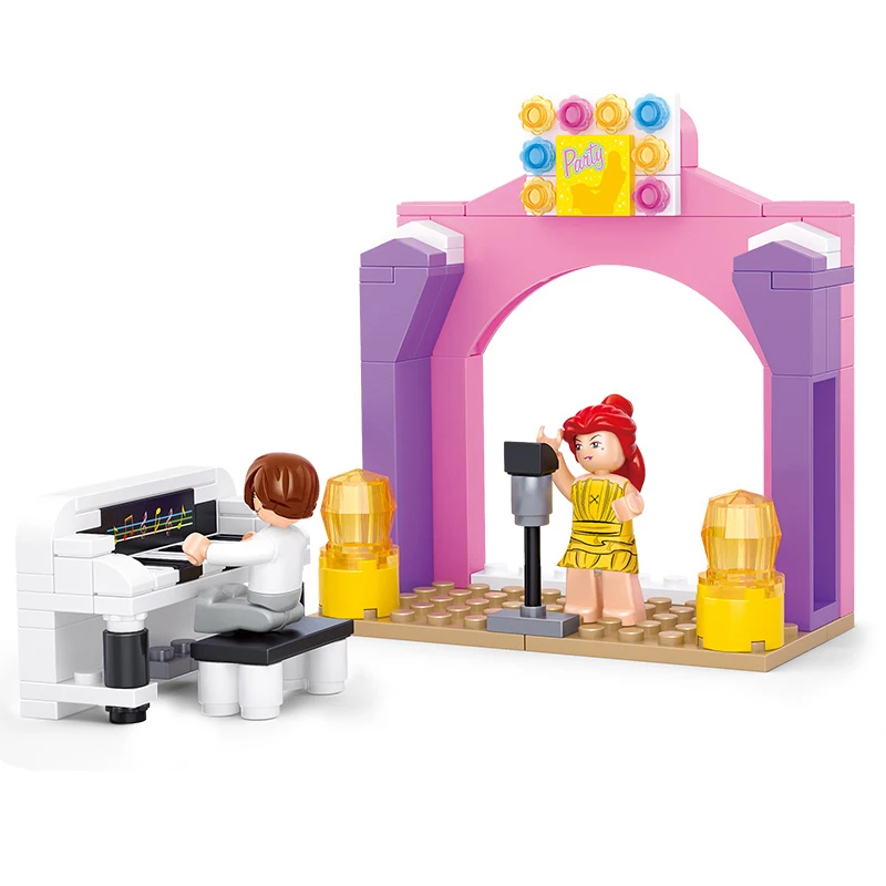 Sluban модели Здание игрушка Совместимость с LEGO Лего Legos Конструктор B0521 109 блок