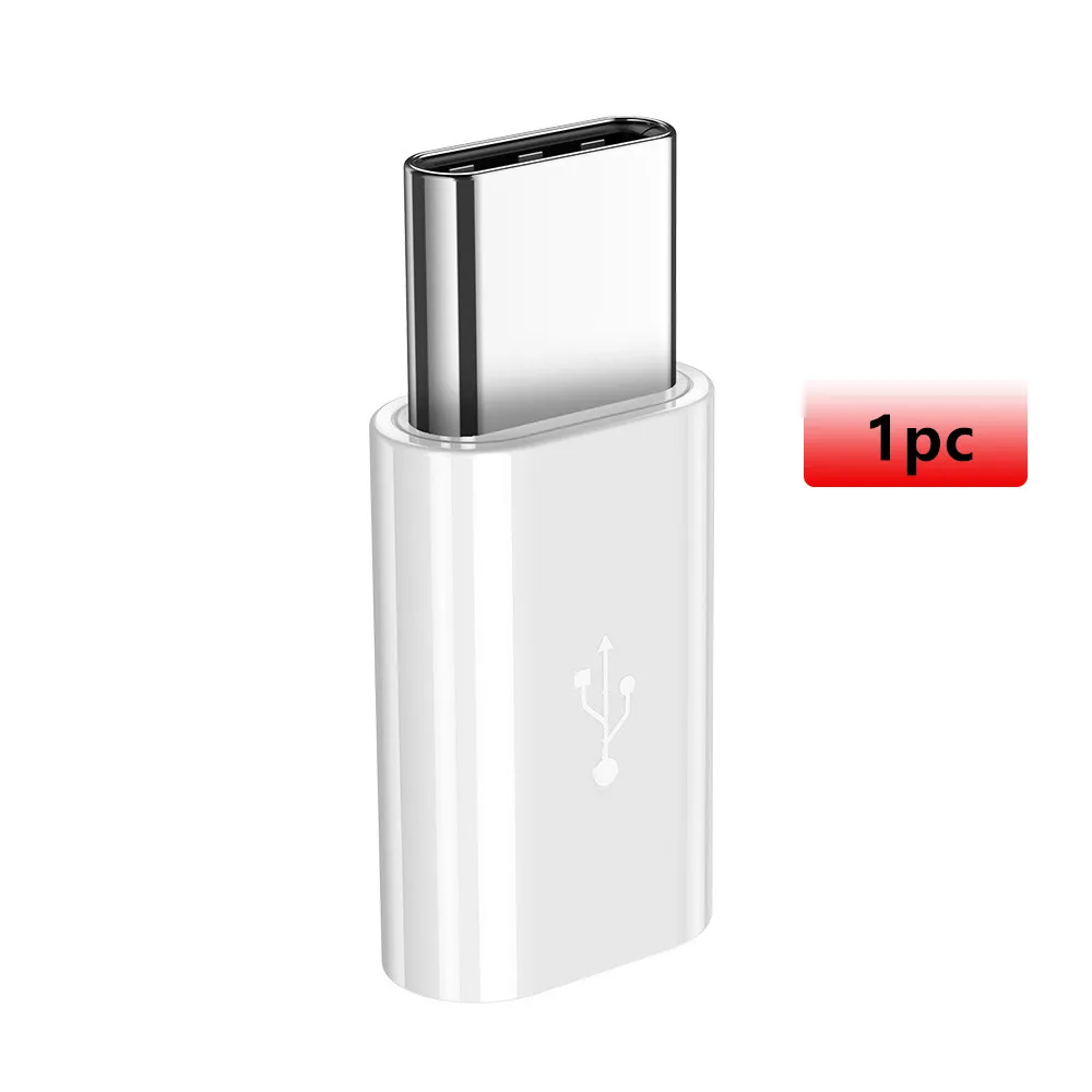 Белый KISSCASE USB C адаптер для Micro USB кабель для Xiaomi Mi9/Redmi Note 7 Синхронизация данных usb type C адаптер для samsung S10/S9 кабель для передачи данных - Цвет: Белый