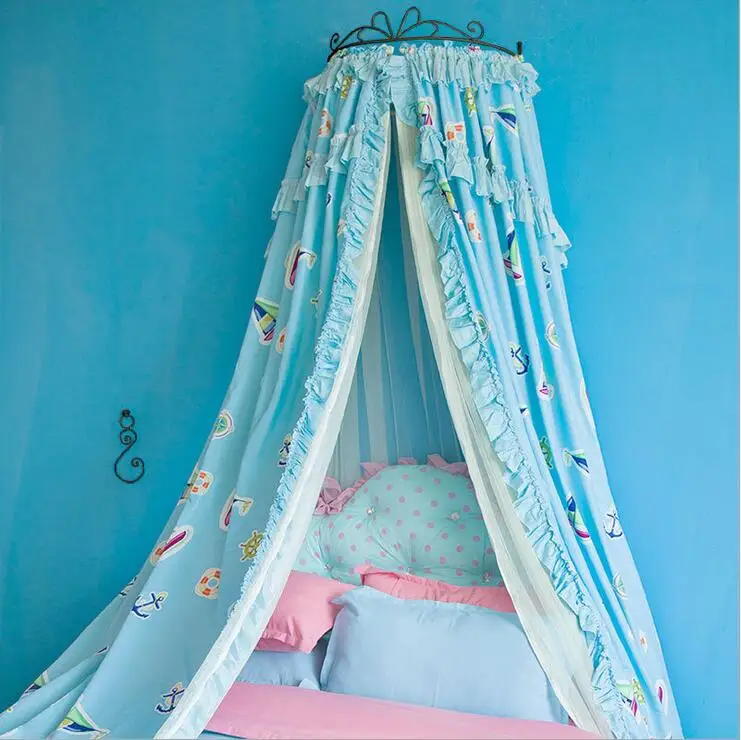 Новый роскошный дворец принцесса москитная сетка мультфильм парусная печать